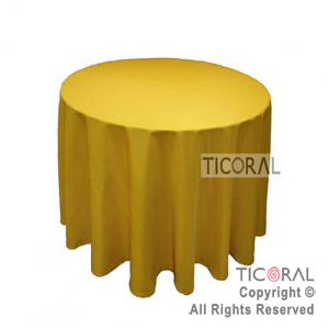MANTEL LISO HS2201-8 AMARILLO 213CM DIAM PLASTICO x 1
